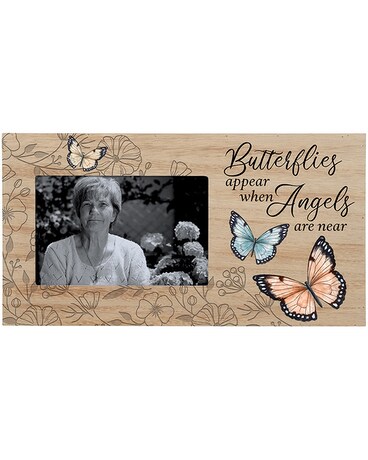Picture Frame - Butterflies Appear Flower Arrangement