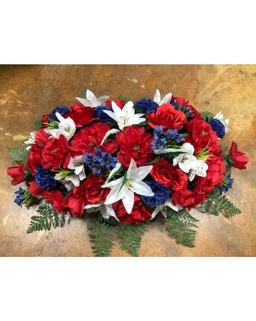 Patriot Tribute Flower Arrangement