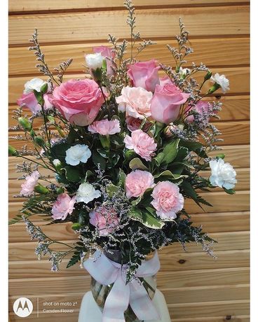 Camden Flower Shop's Cotton Candy Supreme Flower Arrangement