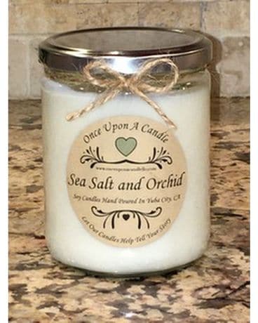 Sea Salt and Orchid Custom Candle Custom product