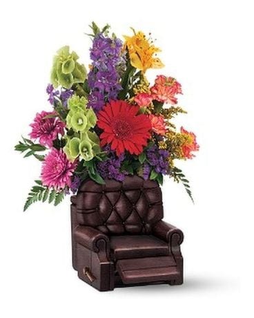 Teleflora's Barcalounger Bouquet Flower Arrangement