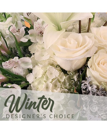 Winter Designers Choice Arrangment Flower Arrangement