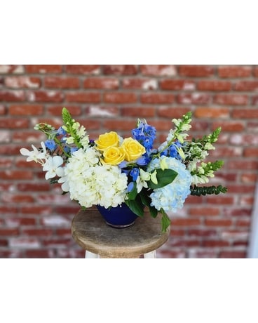 Sapphire Horizons Flower Arrangement