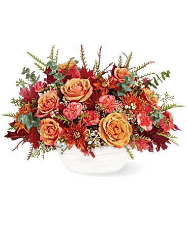 Warm Autumn Bouquet Flower Arrangement