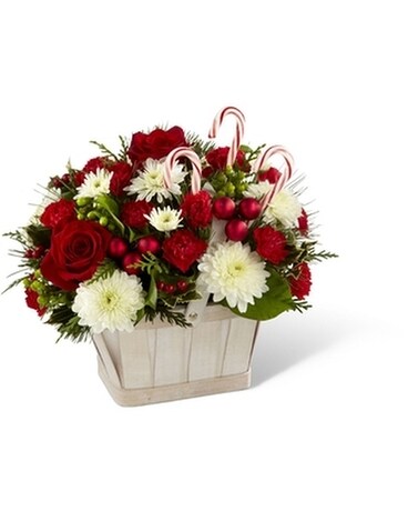 Country Christmas Woodland Basket