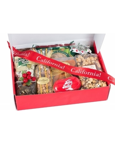 California Treat Box Flower Arrangement