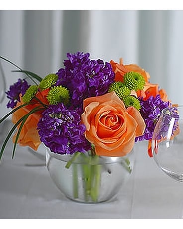 Bright Bowl Flower Arrangement