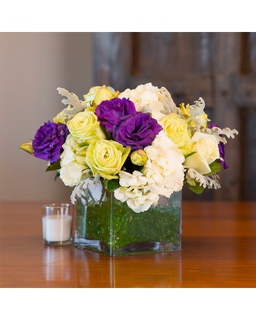 Purple Cube Flower Arrangement