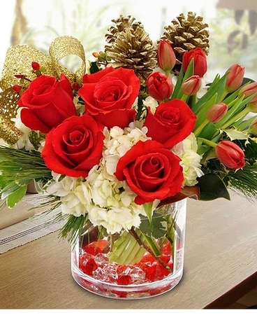 December Garden Flower Arrangement