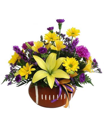 Dad's Football Flower Arrangement
