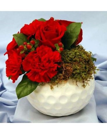 Hole In One Flower Arrangement