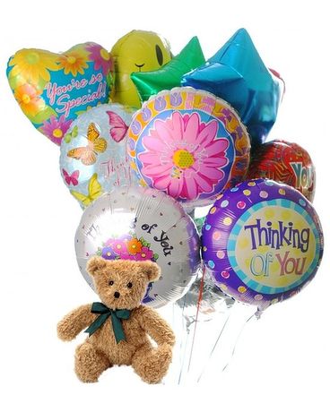 balloons and teddy bear delivery