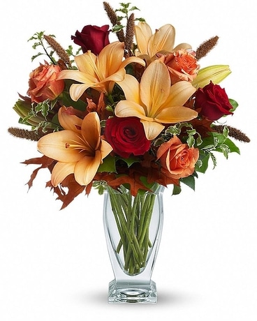 Teleflora's Fall Fantasia Flower Arrangement