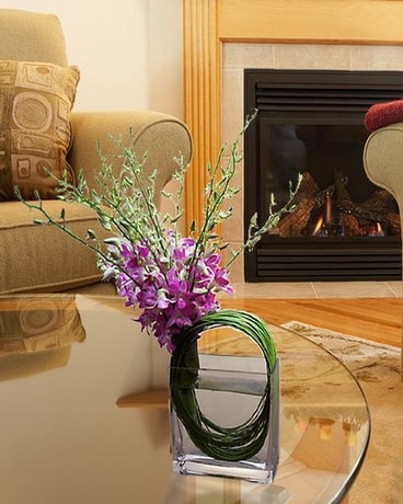 Orchid Rounds Flower Arrangement