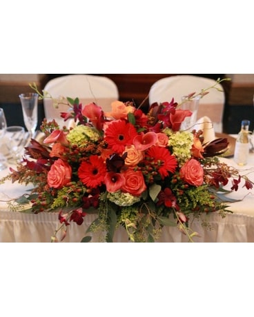 Long And Low Flower Arrangement