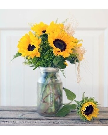 Sunflower Field Flower Arrangement