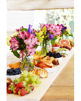 Spring Mason Flower Arrangement