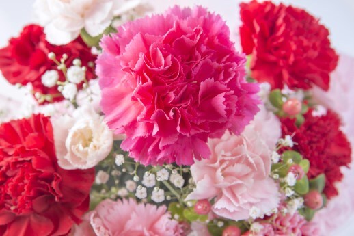 24 Mixed Carnations Flower Arrangement