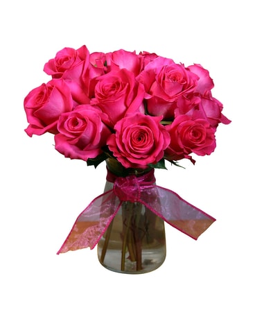 Pink Floyds, 1 dz short Flower Arrangement