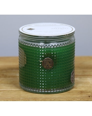 In The Garden - Textured Glass Candle Jar Candle