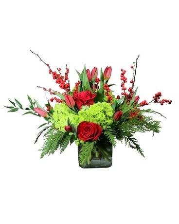 Christmas Traditions Flower Arrangement