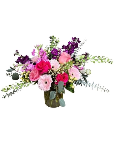 Pink Passion Flower Arrangement