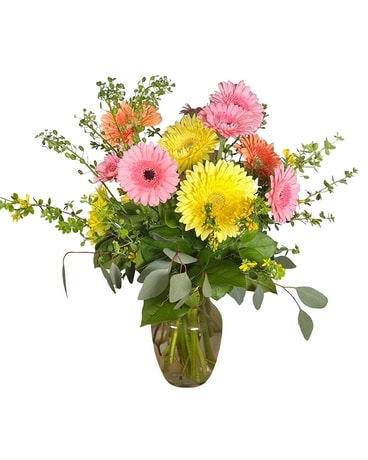 Pink Lemonade Flower Arrangement