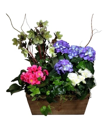 Spring European Garden Flower Arrangement