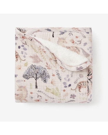 Floral Print Security Blanket - Organic Gifts