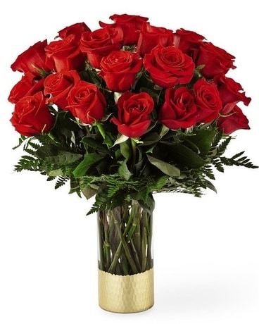 Luxurious Reds - 2dz. medium stem Flower Arrangement