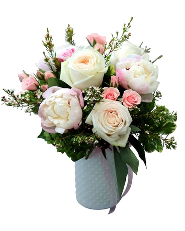 Peony Garden Bouquet - Tall Flower Arrangement