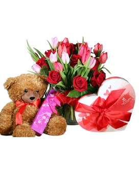 Valentine Package Flower Arrangement