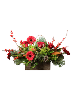 Home for the Holidays Flower Arrangement