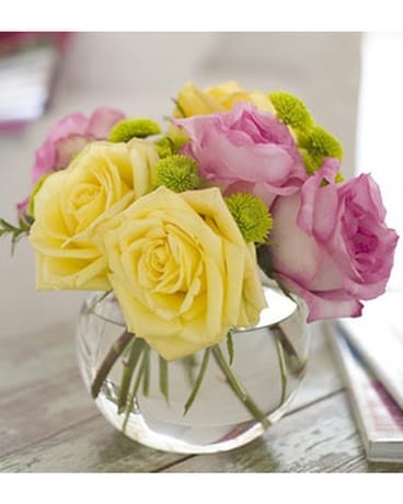 Teleflora's Pink Lemonade Roses Flower Arrangement