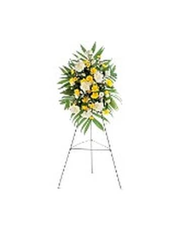 Yellow Dawn Spray Flower Arrangement