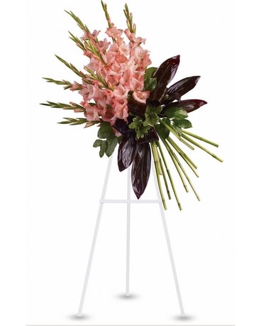 Elegant Tribute Spray Sympathy Arrangement