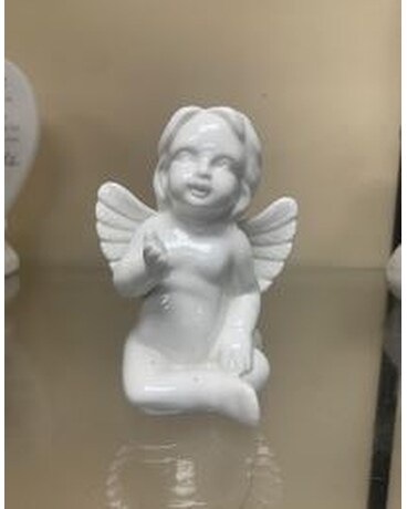 Small Sitting Porcelain Cherub Gifts