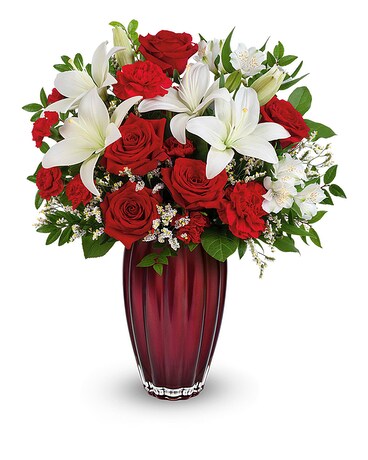Teleflora's Modern Adoration Flower Arrangement