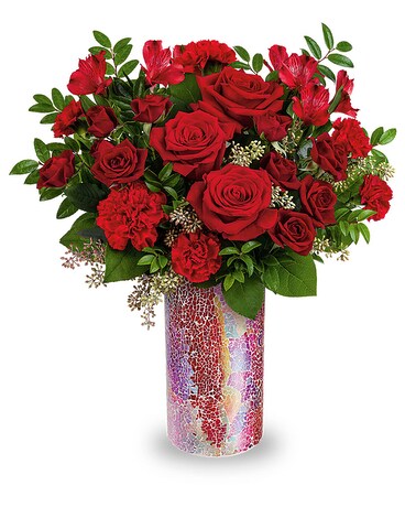 Teleflora's Send A Shimmer Flower Arrangement