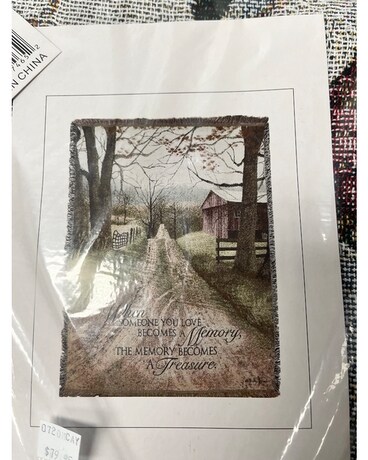 Memory Becomes Treasure Throw Gifts