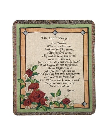 The Lord's Prayer Stained Glass Tapestry Thro Gifts