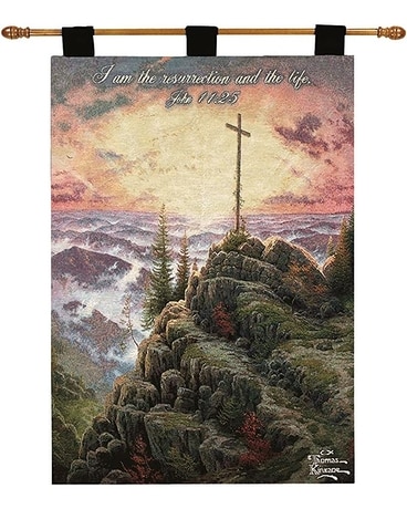 Sunrise with Verse by Thomas Kinkade Flower Arrangement