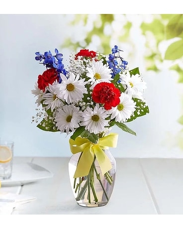 Tie a Yellow Ribbon Flower Arrangement