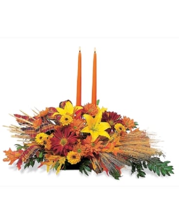 Autumn Centerpiece Flower Arrangement