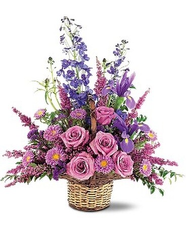 Gentle Comfort Basket Flower Arrangement