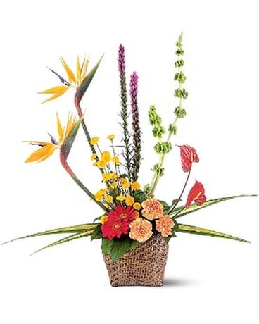 Tropical Reflections Flower Arrangement