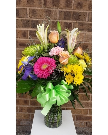 Mixed Spring Vase Custom product