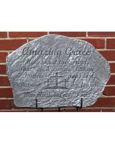 Amazing Grace Plaque Flower Arrangement