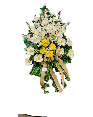 Artificial Standing Spray # 2 Sympathy Arrangement