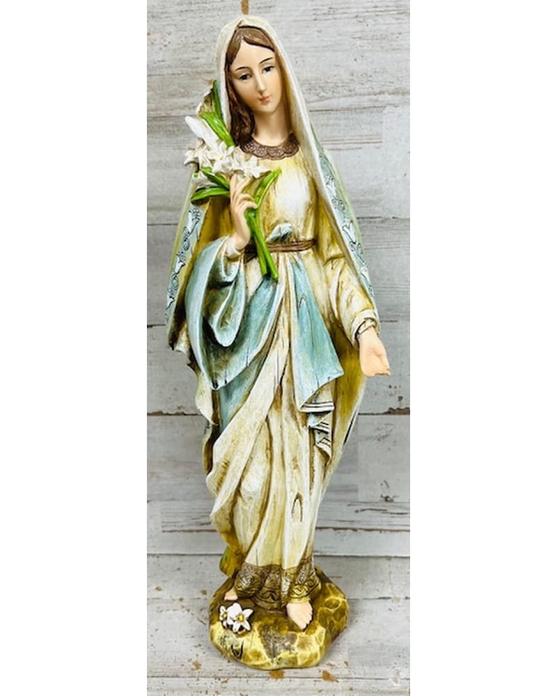 Mary with Lilies in Pascagoula MS - Pugh's Floral Shop, Inc.